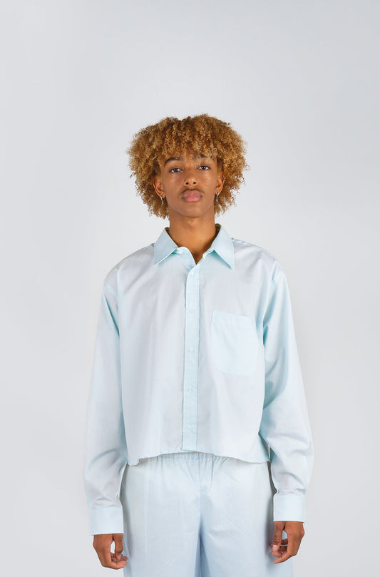 CHEMISE LUCERNE BLEUE