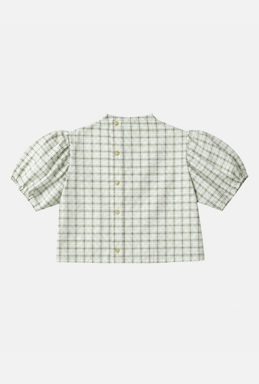 BROWN LACE SHIRT