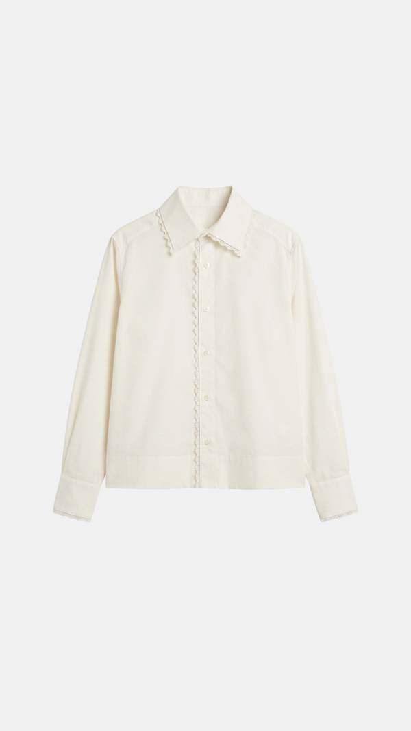 CHEMISE DENTELLE BLANCHE
