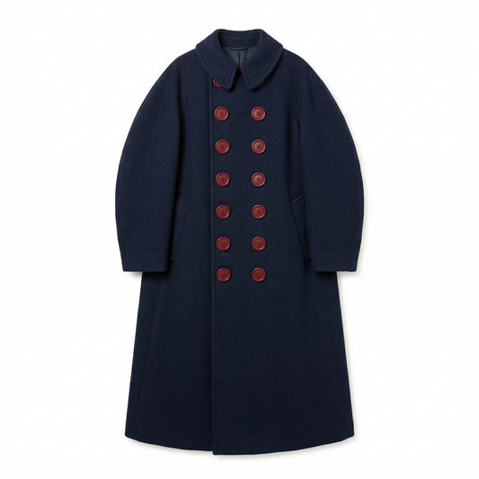 MANTEAU BLEU MARINE